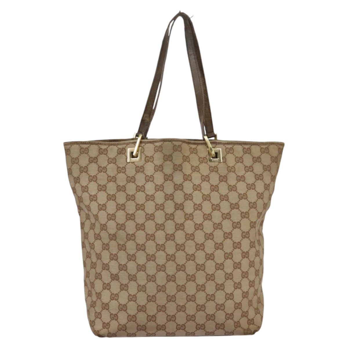 GUCCI GG Canvas Tote Bag Beige Gold 002 1098 3444 97723