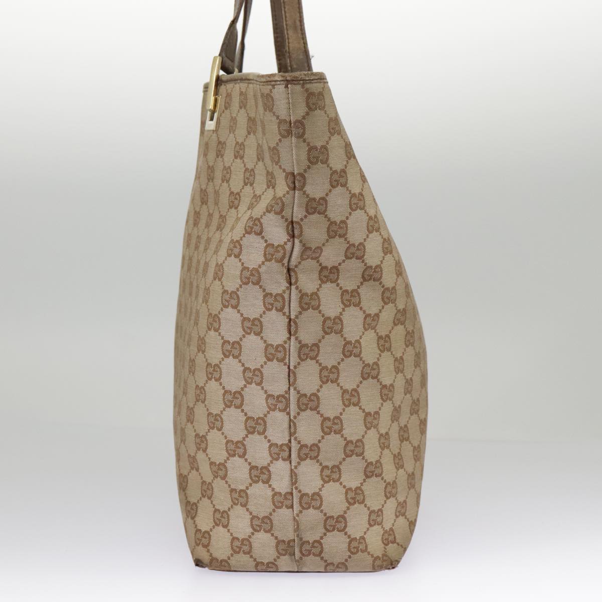 GUCCI GG Canvas Tote Bag Beige Gold 002 1098 3444 97723