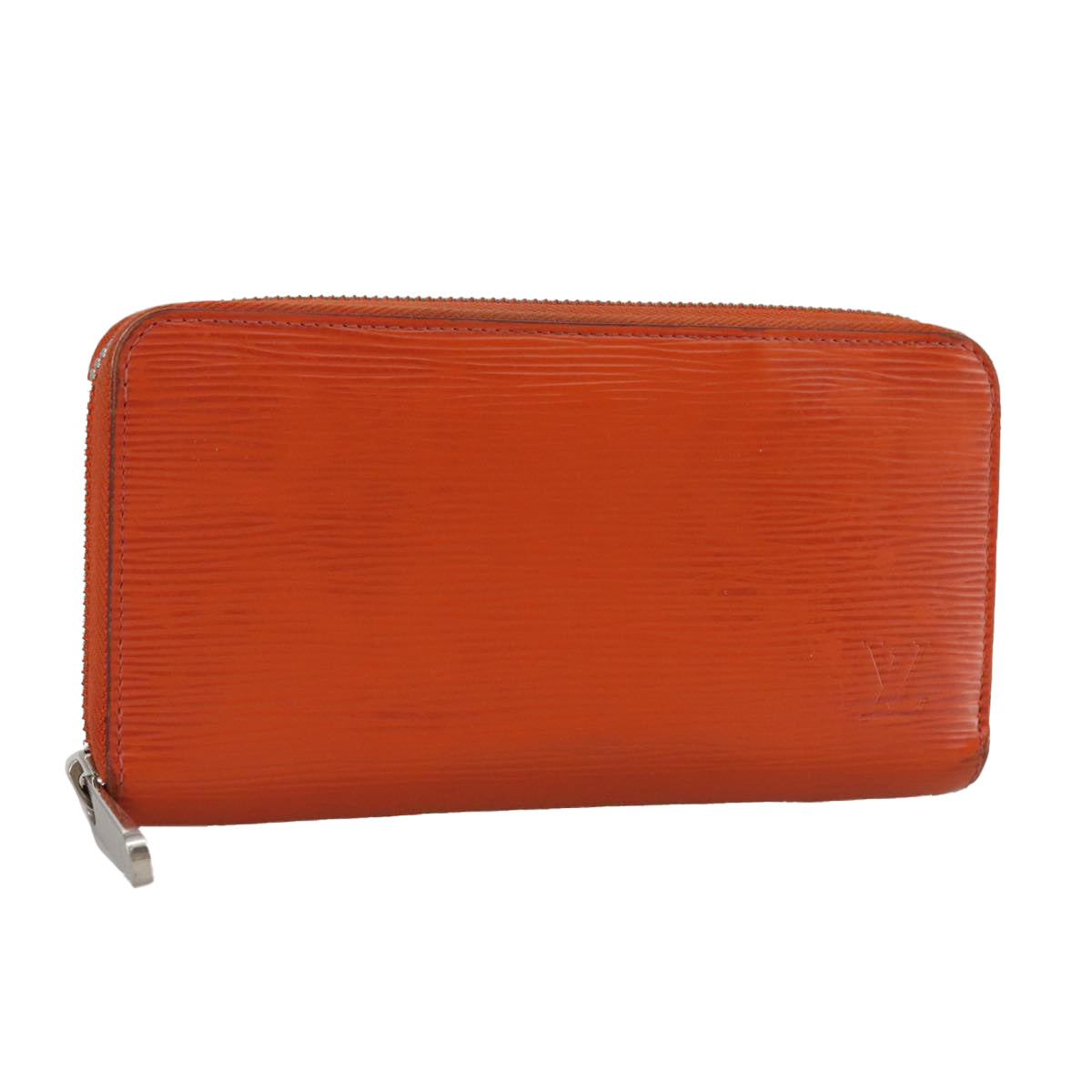 LOUIS VUITTON Epi Zippy Wallet Long Wallet Orange Pimon M60310 LV 97797