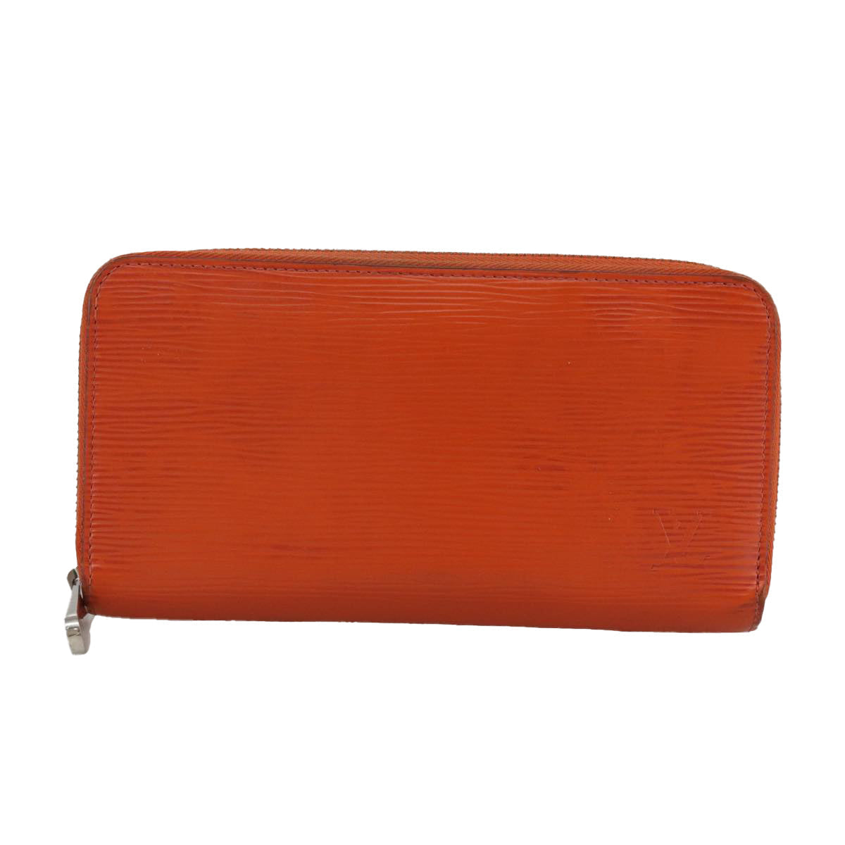 LOUIS VUITTON Epi Zippy Wallet Long Wallet Orange Pimon M60310 LV 97797