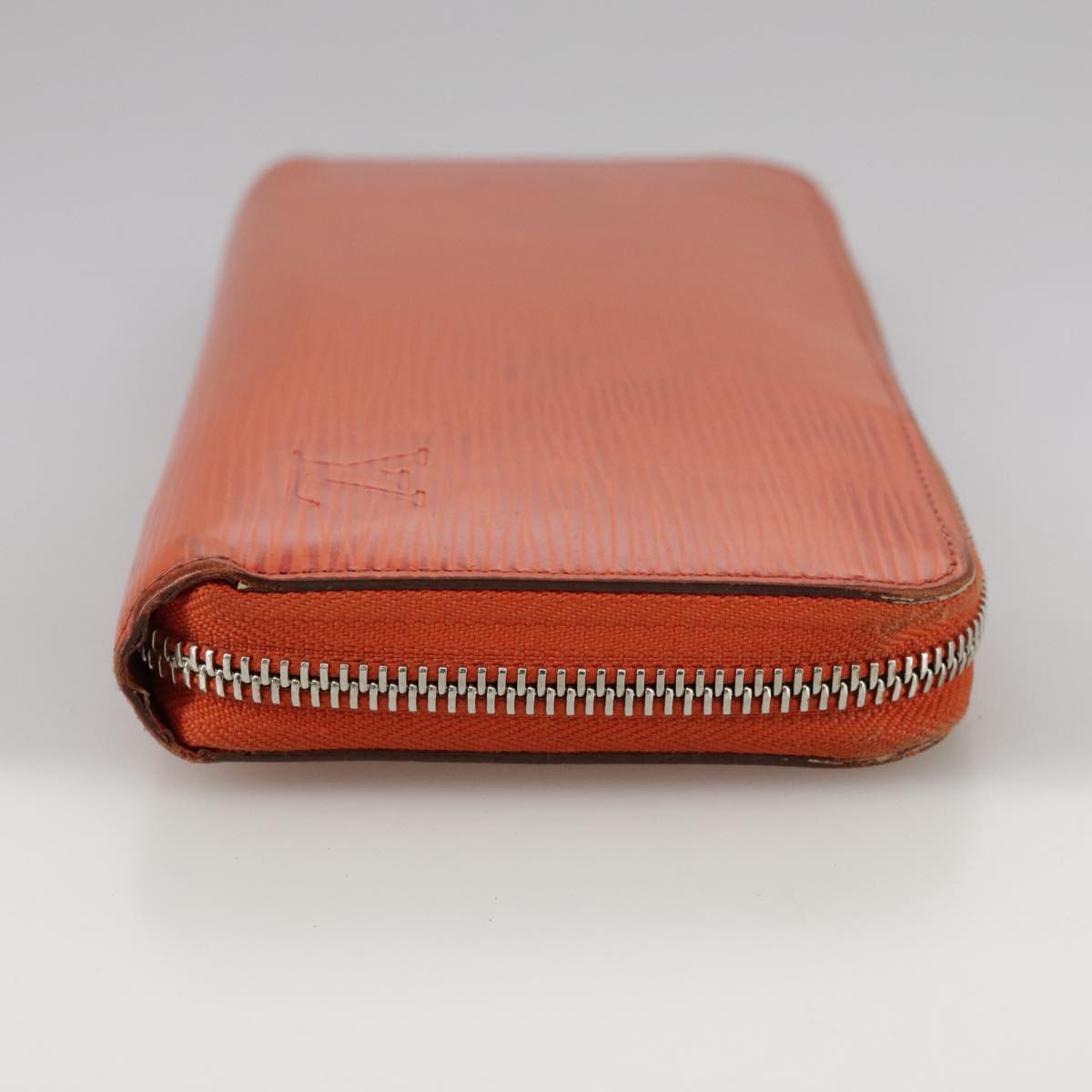 LOUIS VUITTON Epi Zippy Wallet Long Wallet Orange Pimon M60310 LV 97797