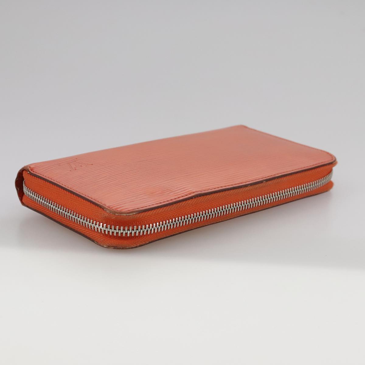 LOUIS VUITTON Epi Zippy Wallet Long Wallet Orange Pimon M60310 LV 97797