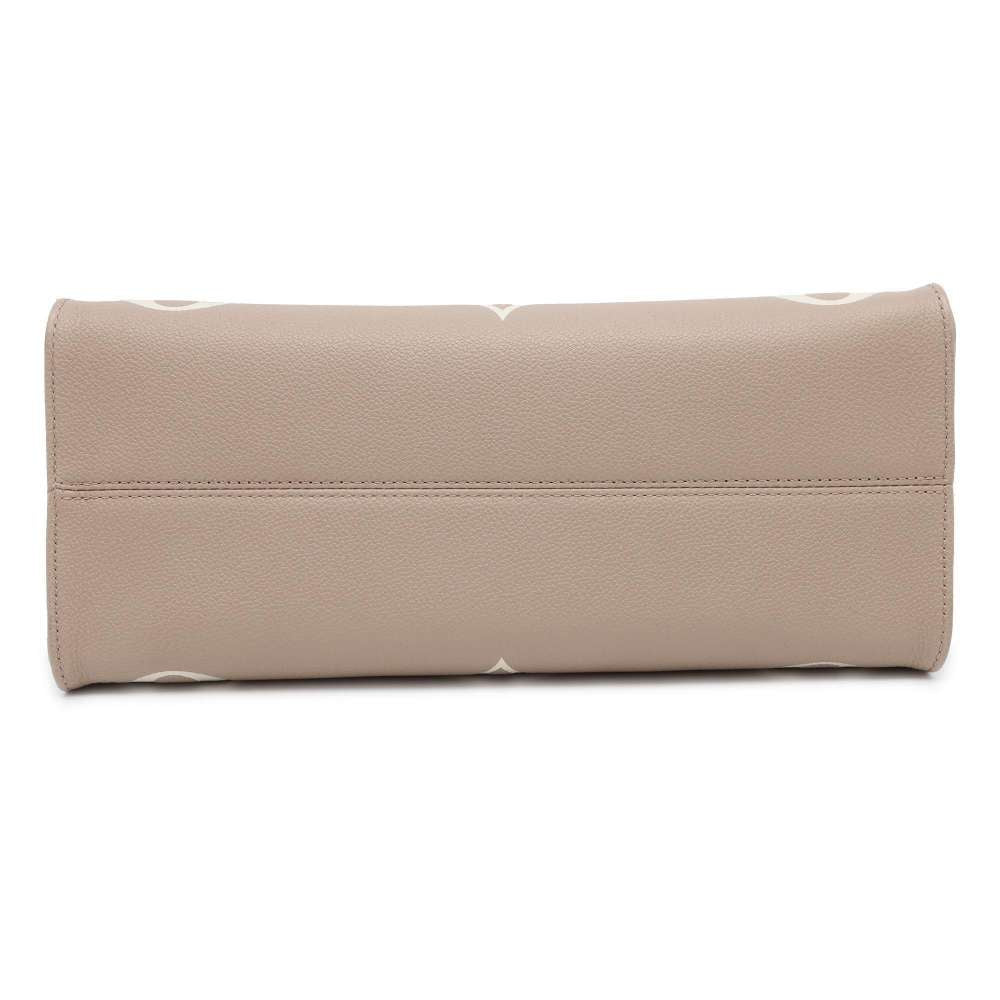 LOUIS VUITTON Onthego Tourterelle/Claim M45494 Monogram Empreinte Leather Size MM