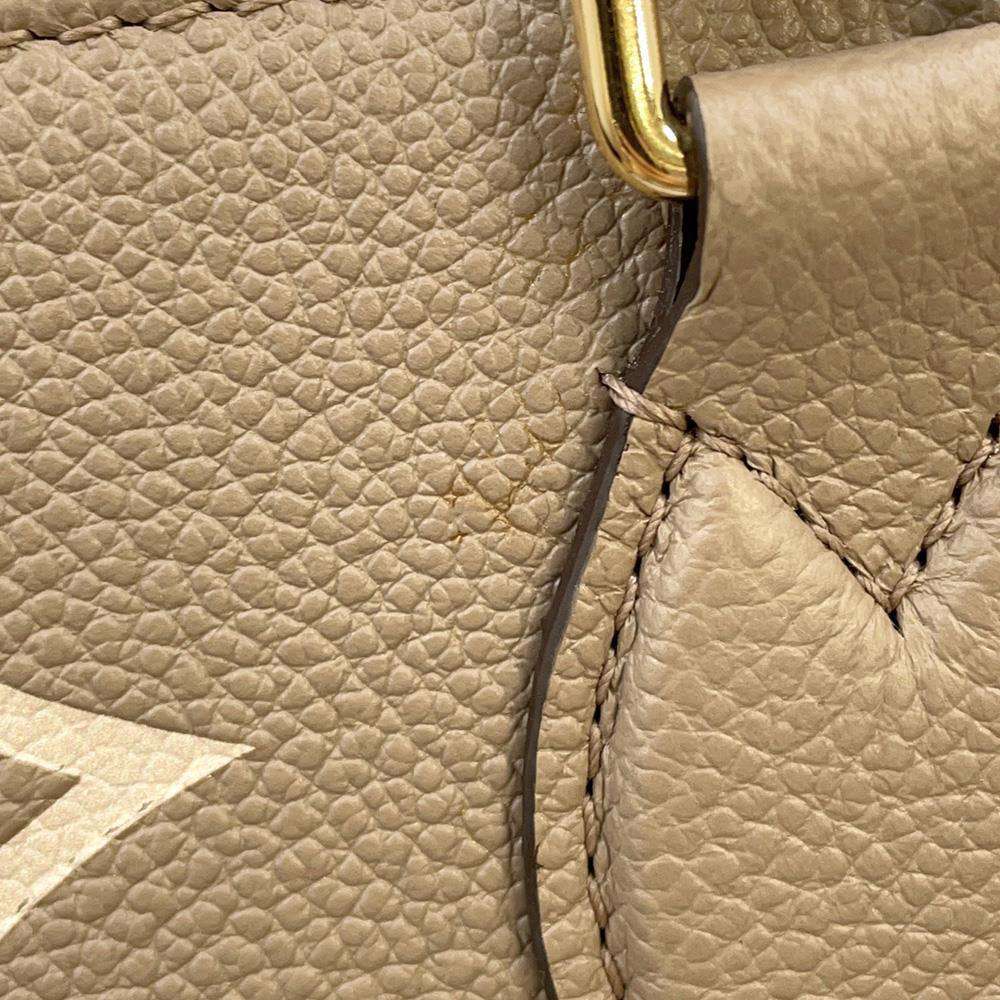LOUIS VUITTON Onthego Tourterelle/Claim M45494 Monogram Empreinte Leather Size MM