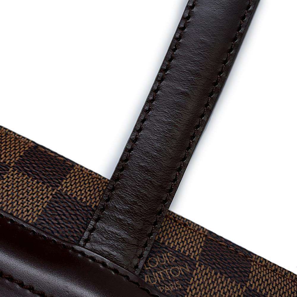 LOUIS VUITTON Parioli Red N51123 Damier Ebene Canvas Size PM