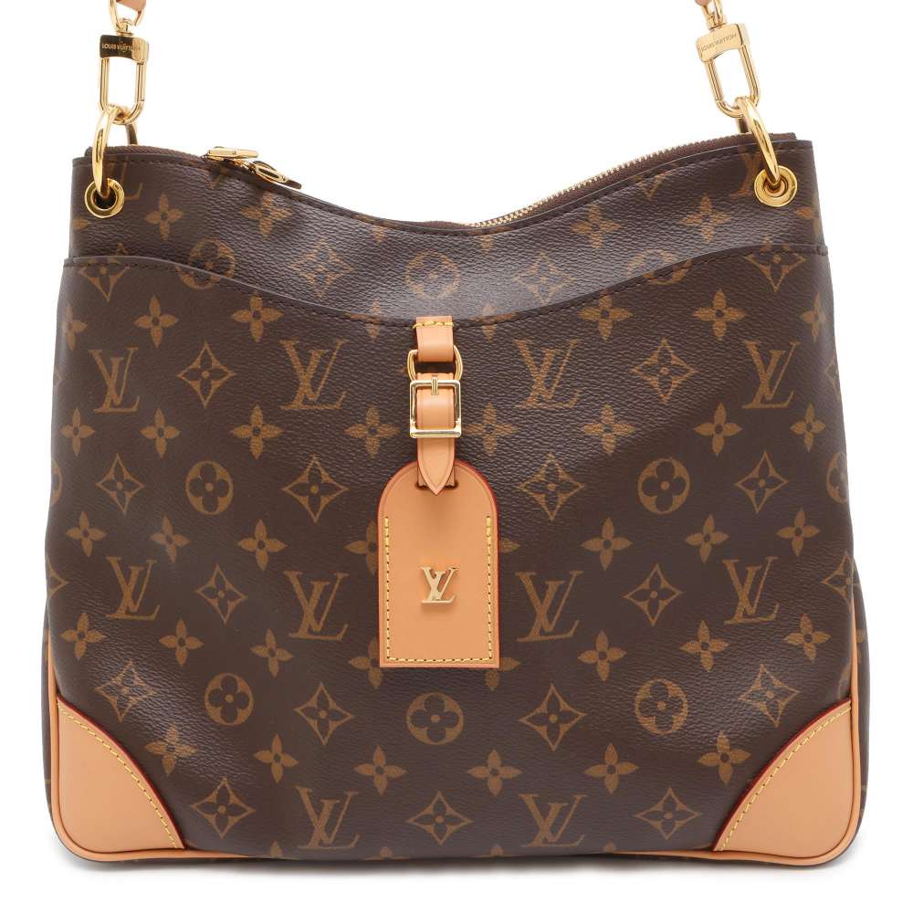 LOUIS VUITTON Odeon NM Brown M45355 Monogram Size MM