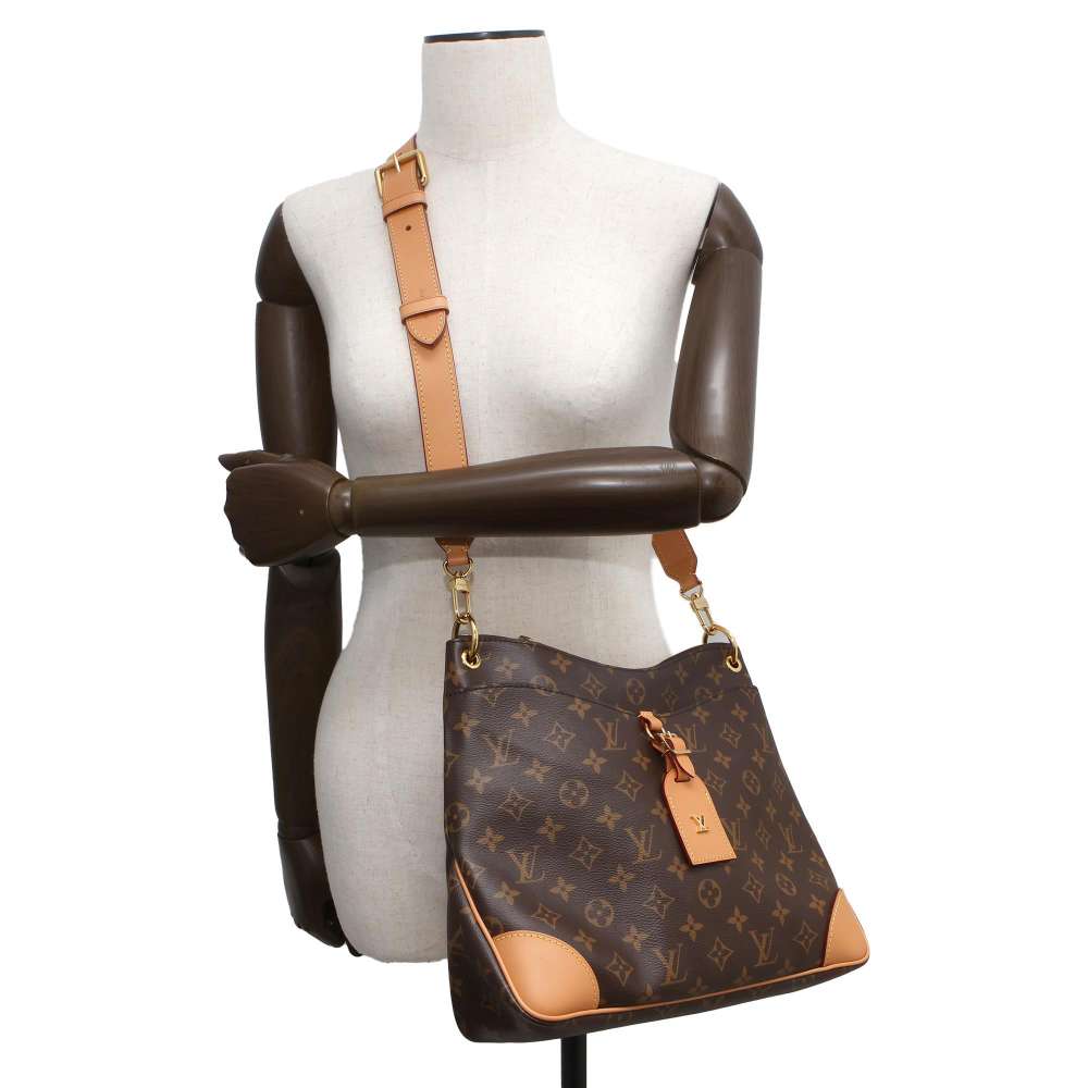 LOUIS VUITTON Odeon NM Brown M45355 Monogram Size MM