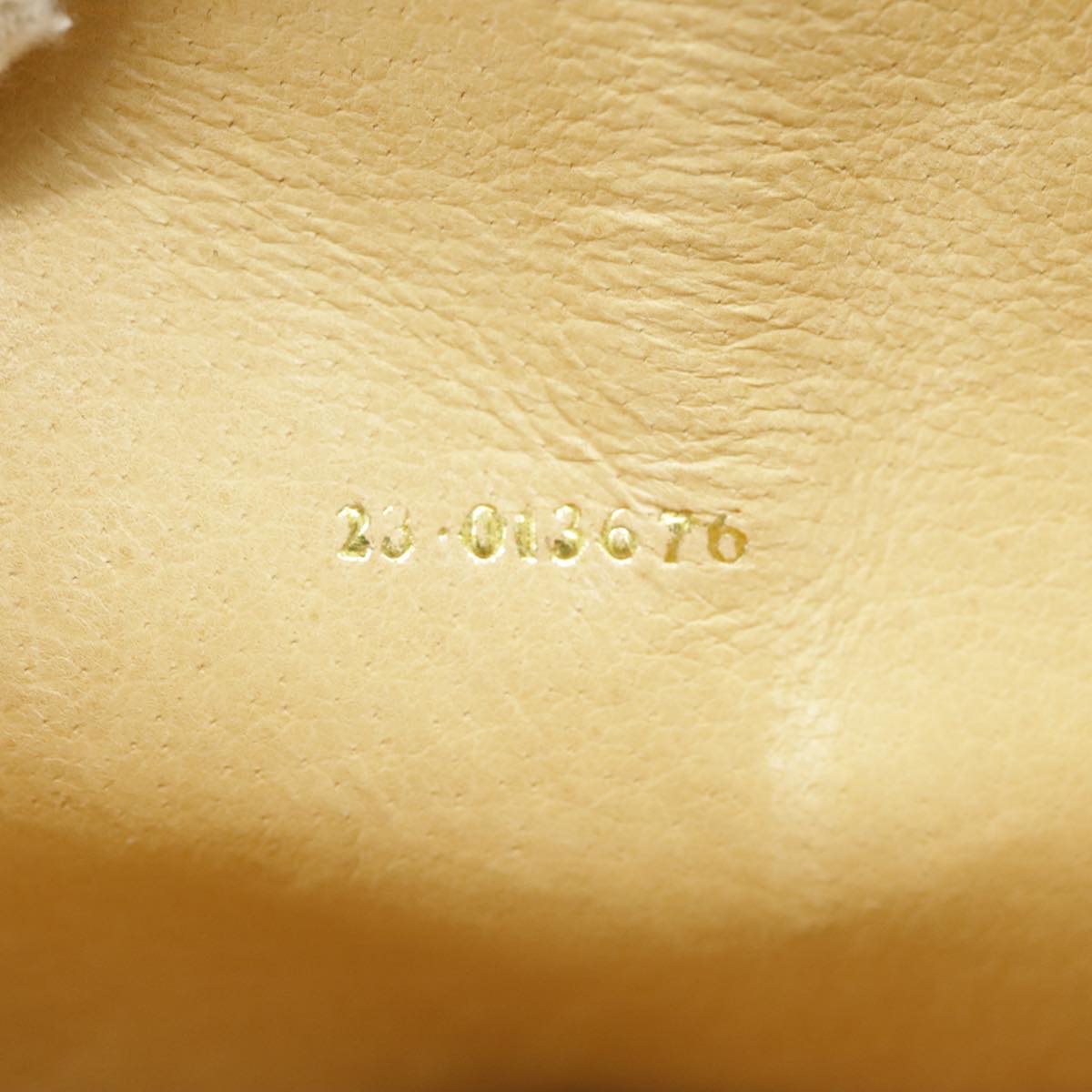 GUCCI Shoulder Bag Suede Leather Brown Gold 98075