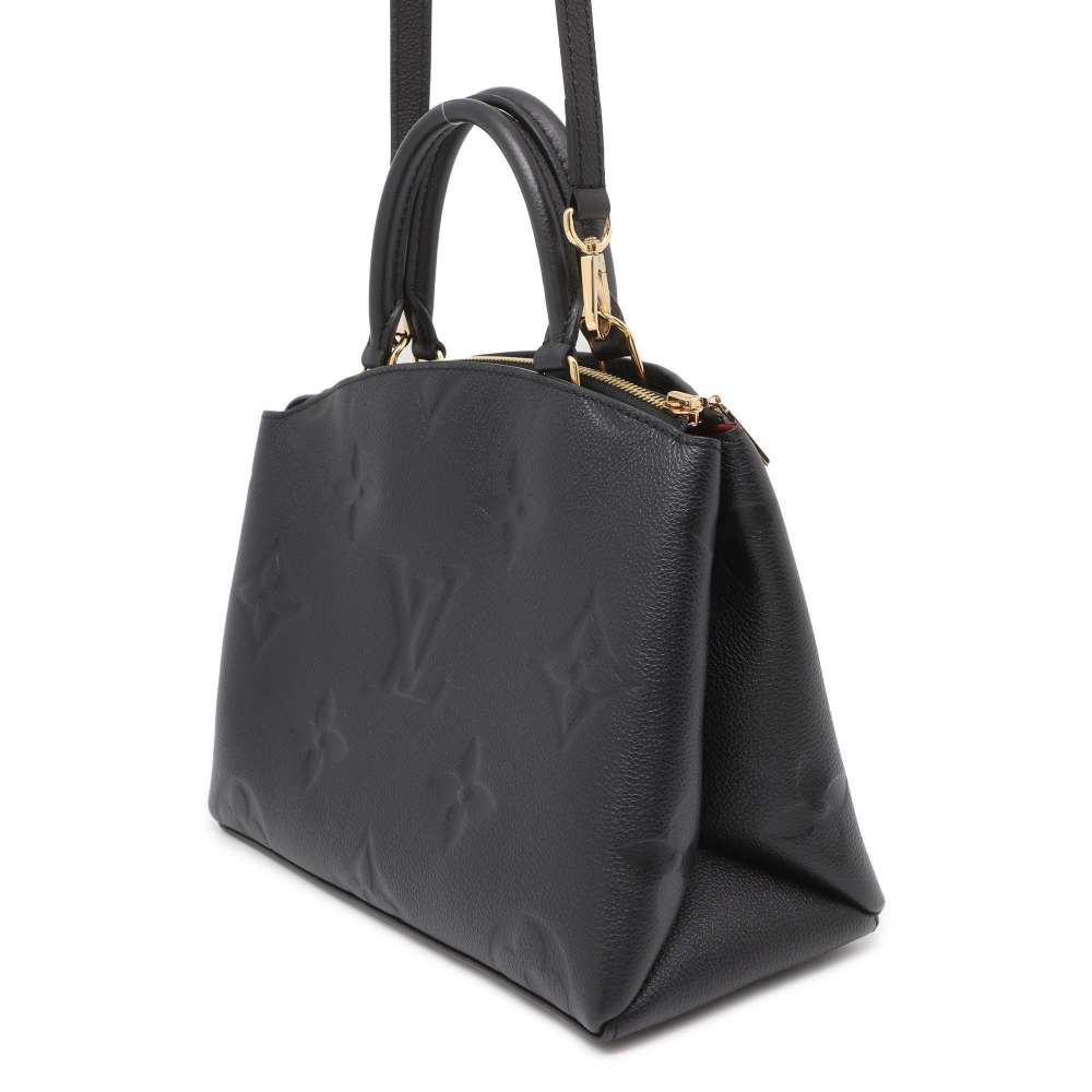 LOUIS VUITTON Petit Palais Noir M58916 Monogram Empreinte Leather Size PM