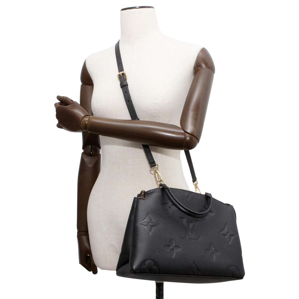 LOUIS VUITTON Petit Palais Noir M58916 Monogram Empreinte Leather Size PM