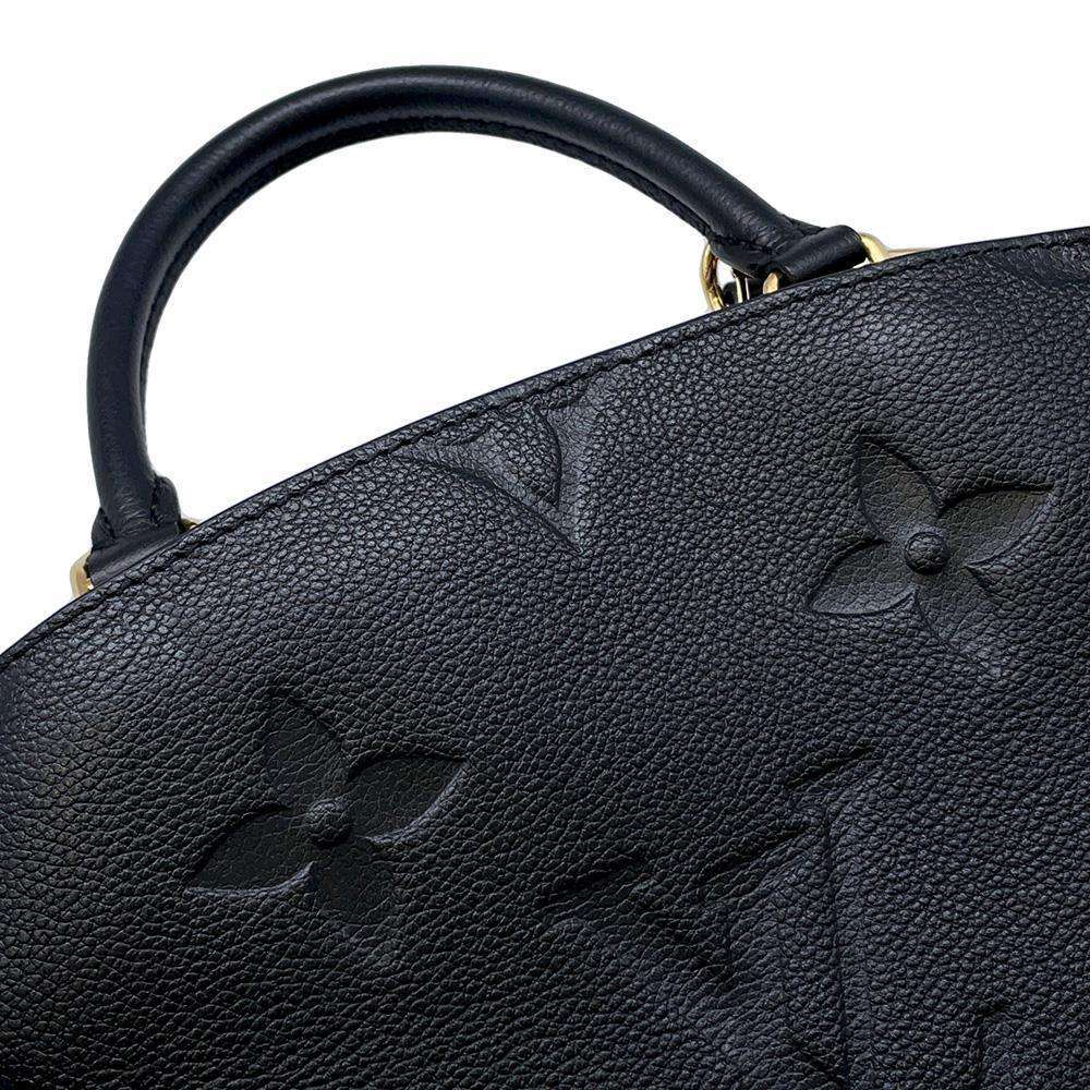 LOUIS VUITTON Petit Palais Noir M58916 Monogram Empreinte Leather Size PM