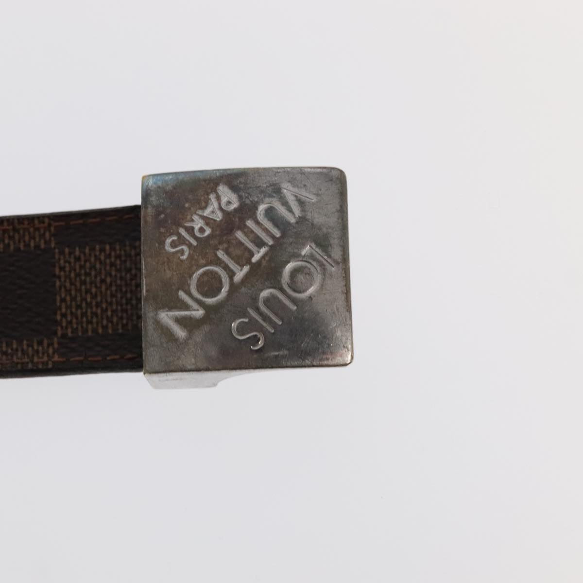 LOUIS VUITTON Damier Ebene Belt 2Set LV 98164