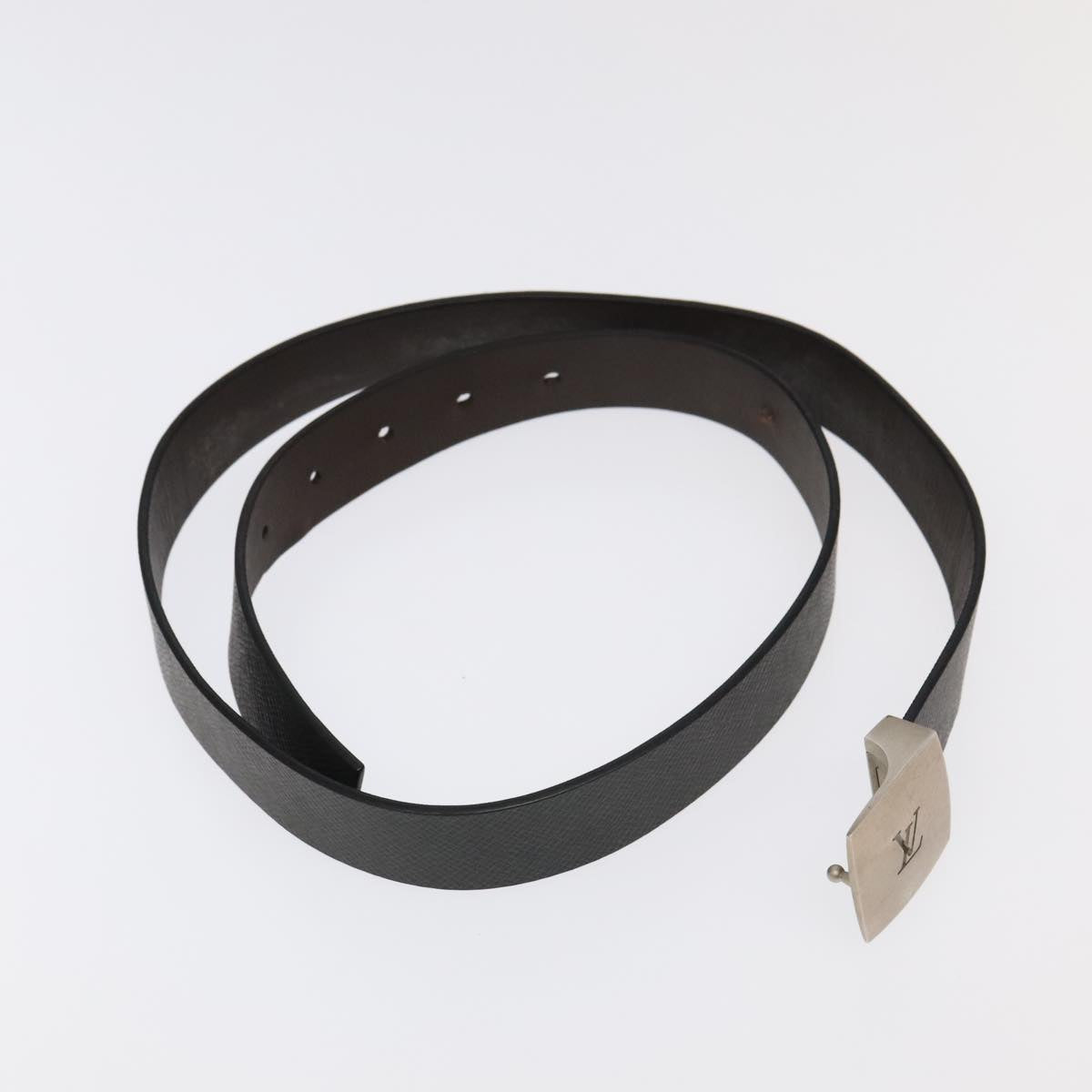 LOUIS VUITTON Damier Ebene Belt 2Set LV 98164