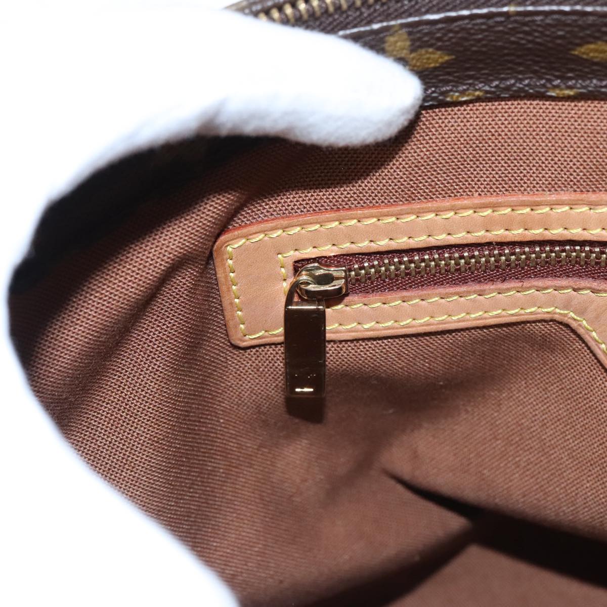 LOUIS VUITTON Monogram Cabas Piano Tote Bag M51148 LV 98165