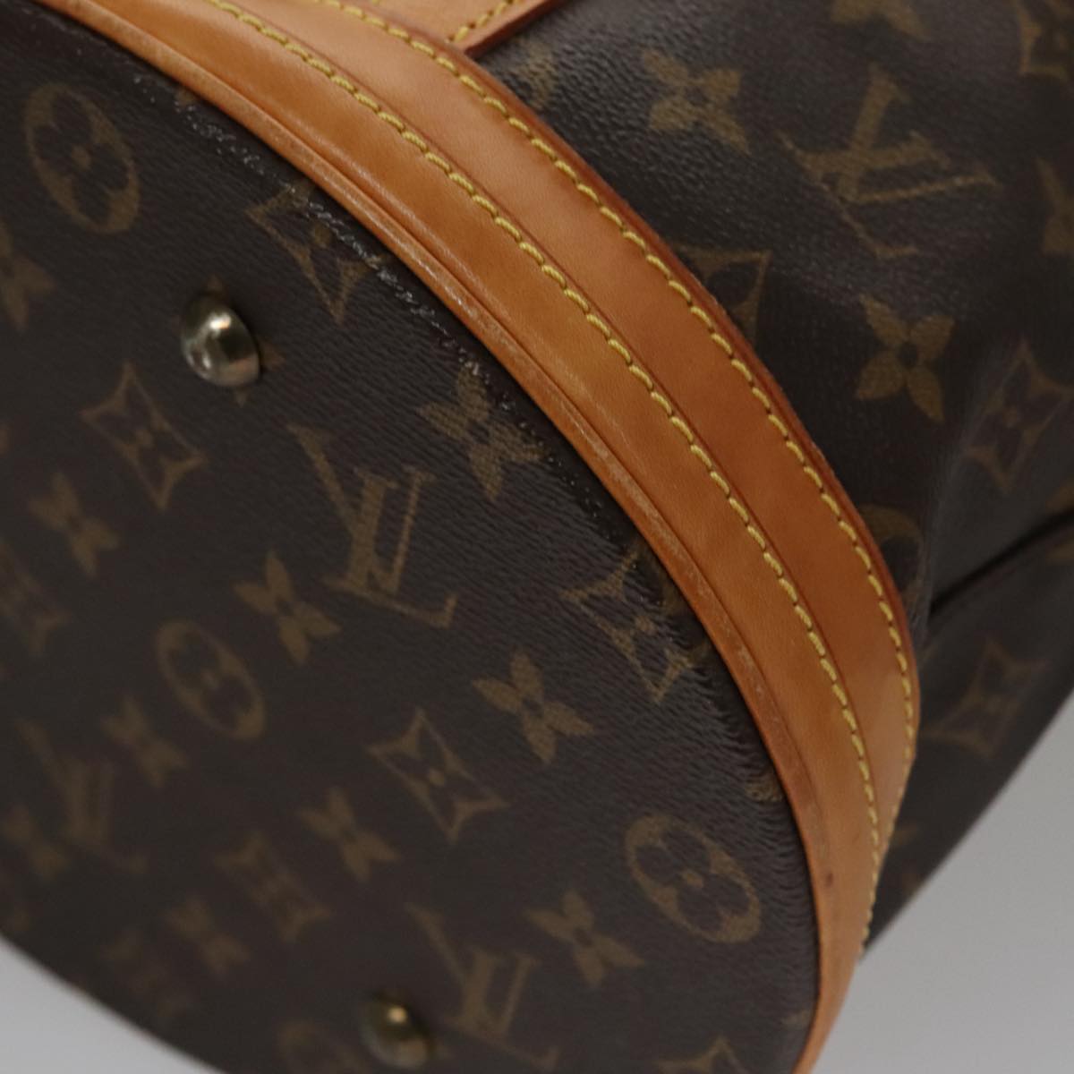 LOUIS VUITTON Monogram Bucket GM Shoulder Bag M42236 LV 98171
