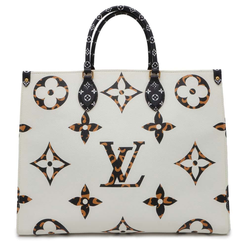 LOUIS VUITTON Onthego Ivoire M44675 Monogram / Jungle Size GM