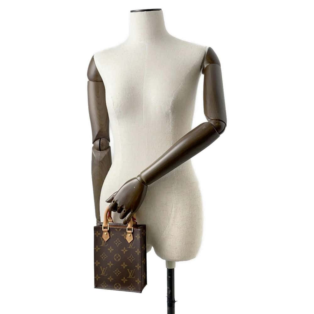 LOUIS VUITTON Petit Sac Plat Brown M81295 Monogram