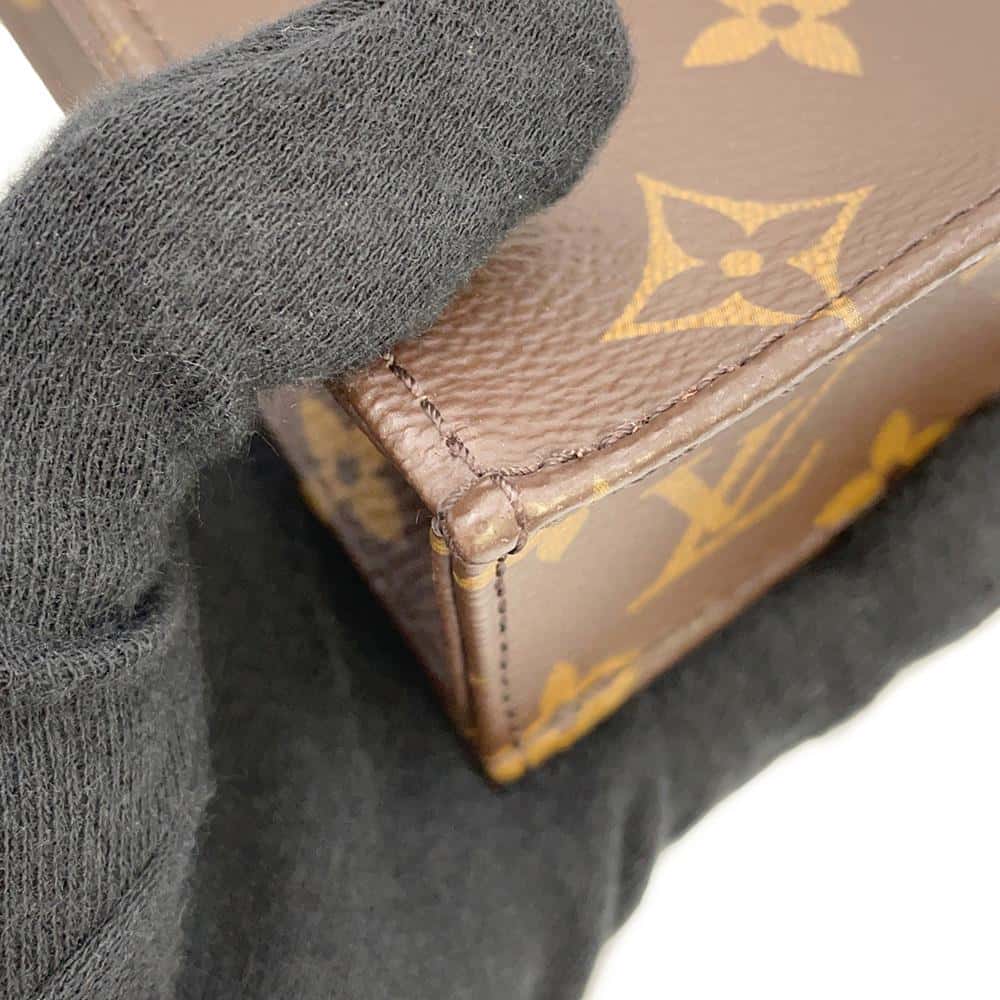 LOUIS VUITTON Petit Sac Plat Brown M81295 Monogram