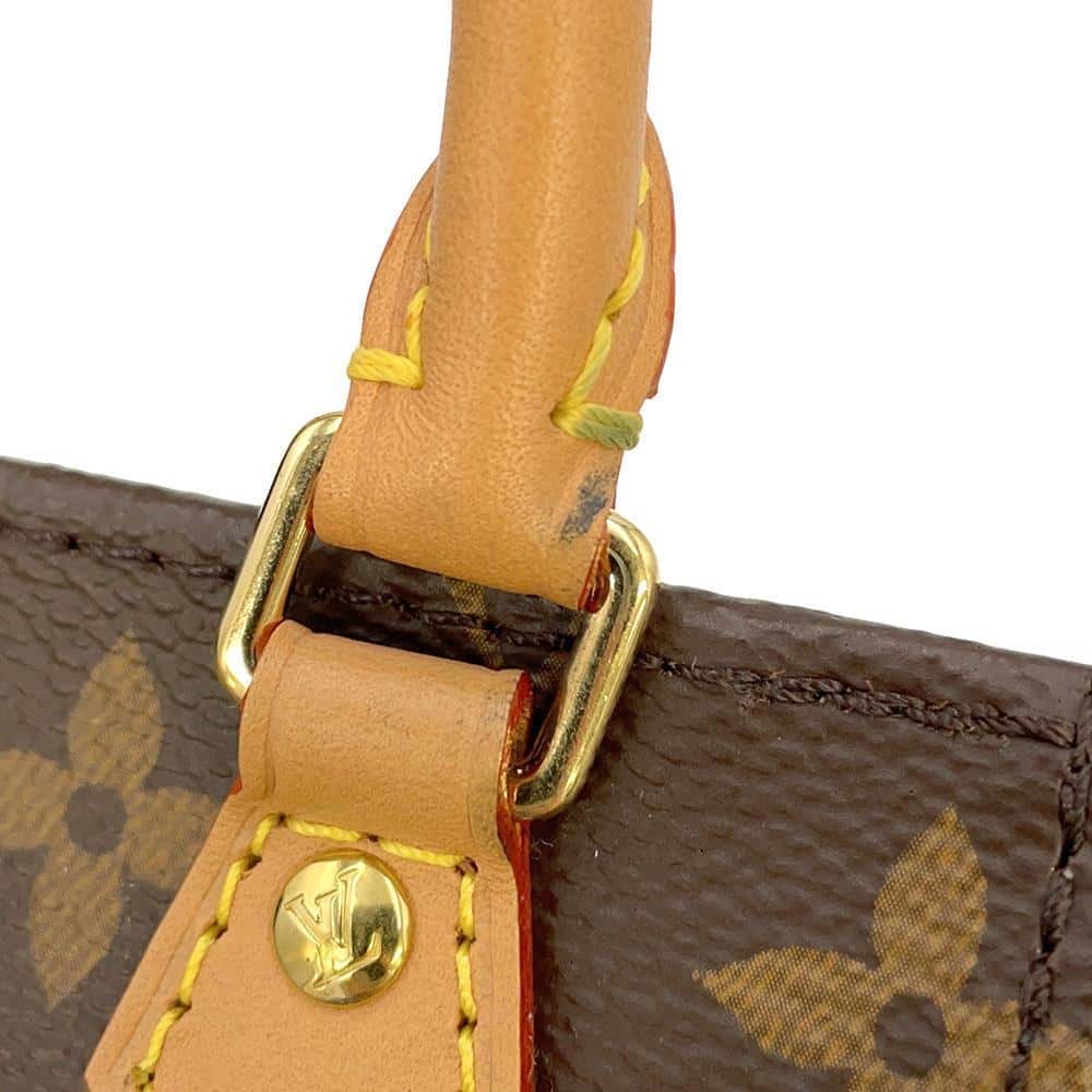 LOUIS VUITTON Petit Sac Plat Brown M81295 Monogram