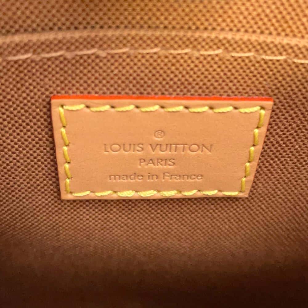 LOUIS VUITTON Petit Sac Plat Brown M81295 Monogram