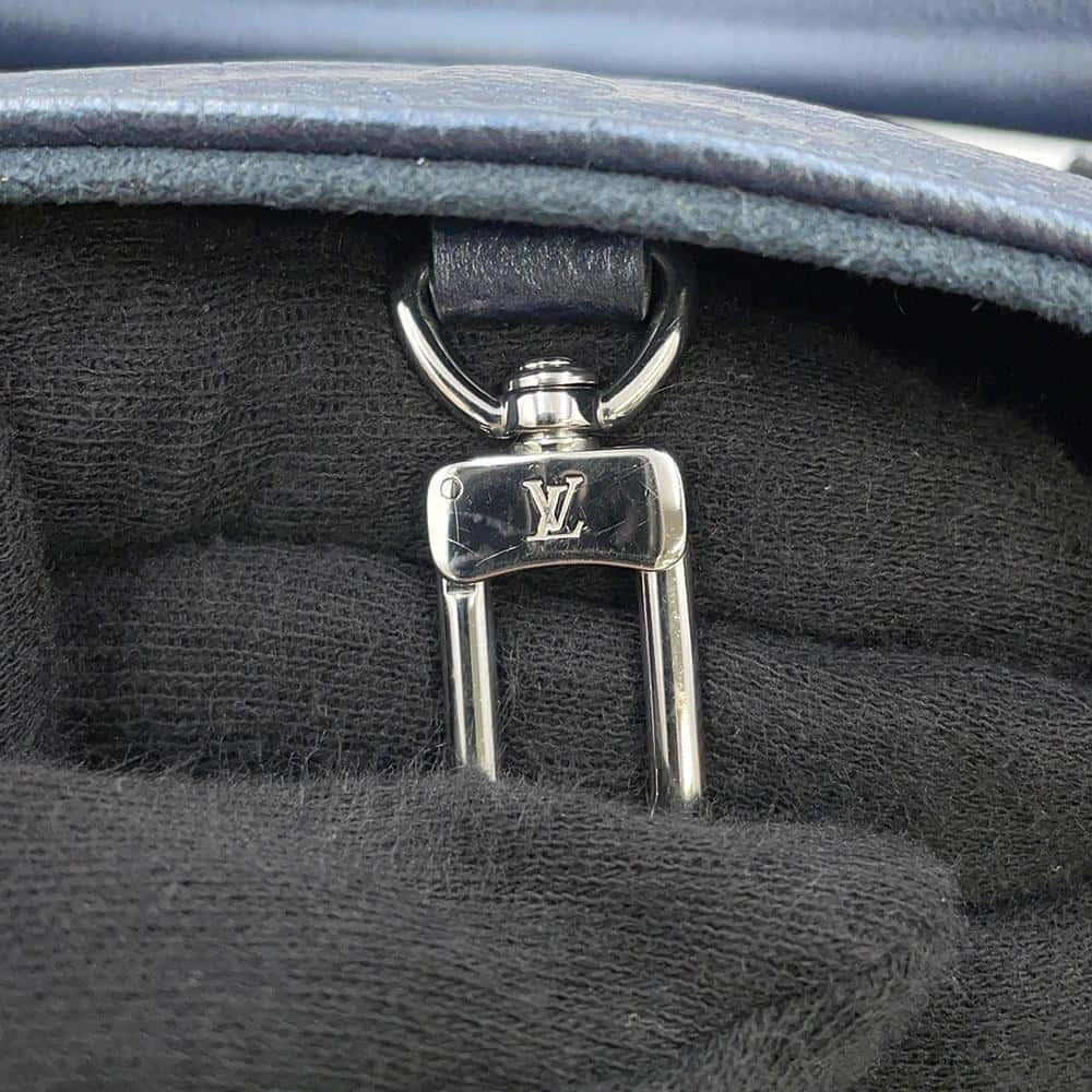 LOUIS VUITTON Onthego Navy Blue M58956 Monogram Empreinte Leather Grain Leather Size PM