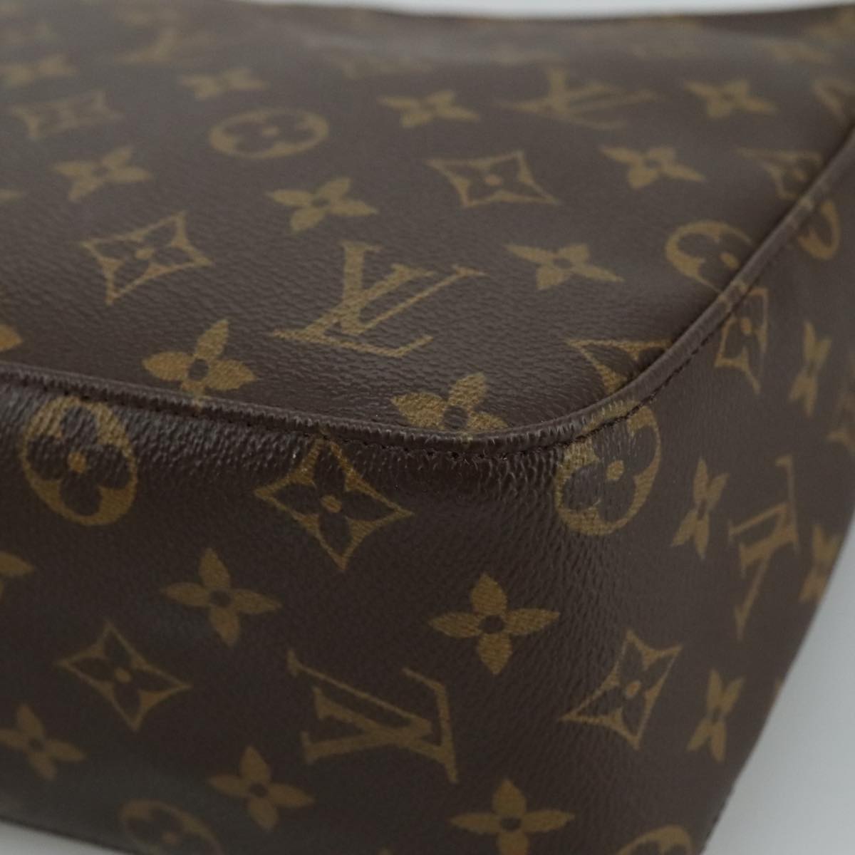 LOUIS VUITTON Monogram Looping MM Shoulder Bag M51146 LV 98178A