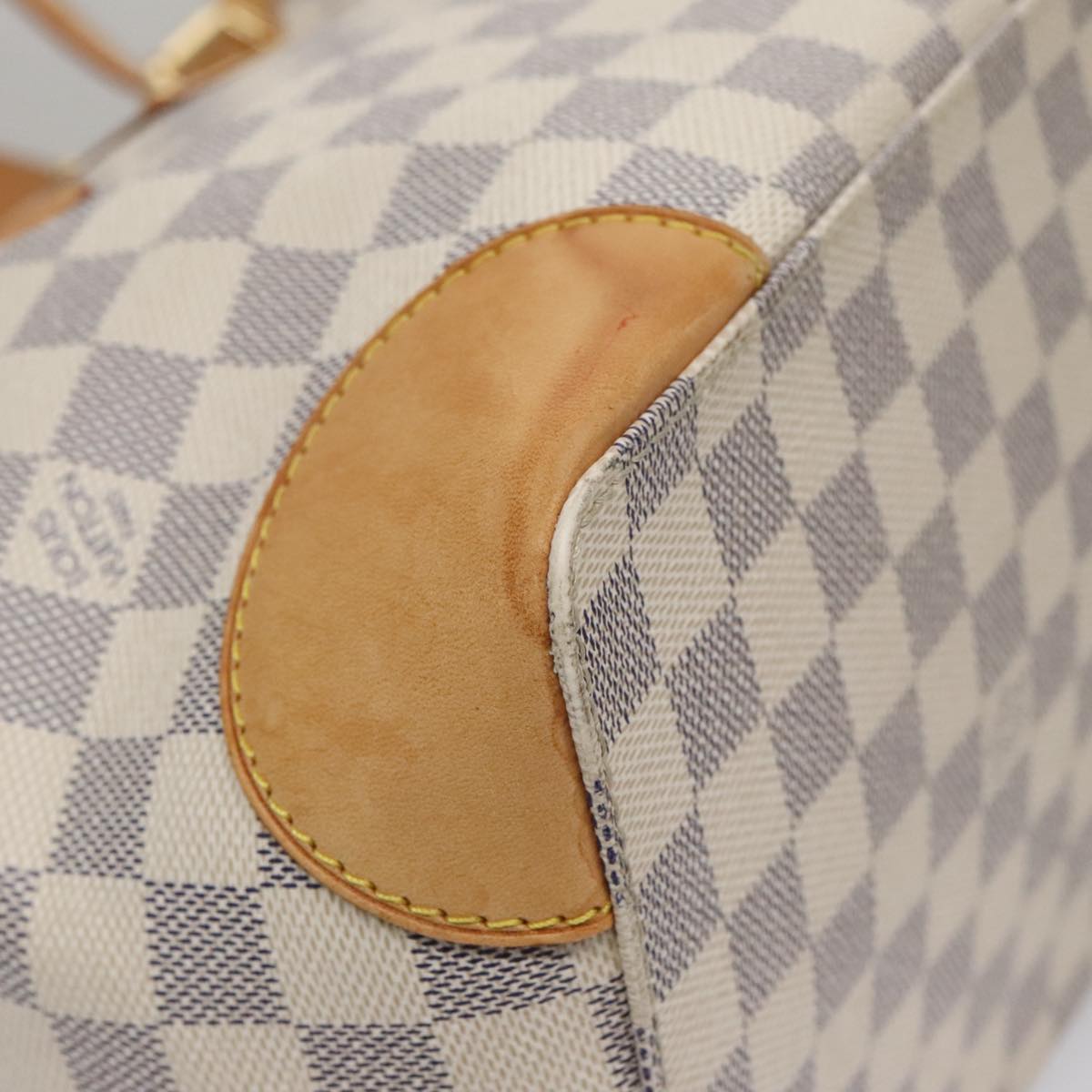 LOUIS VUITTON Damier Azur Hampstead MM Tote Bag N51206 LV 98189