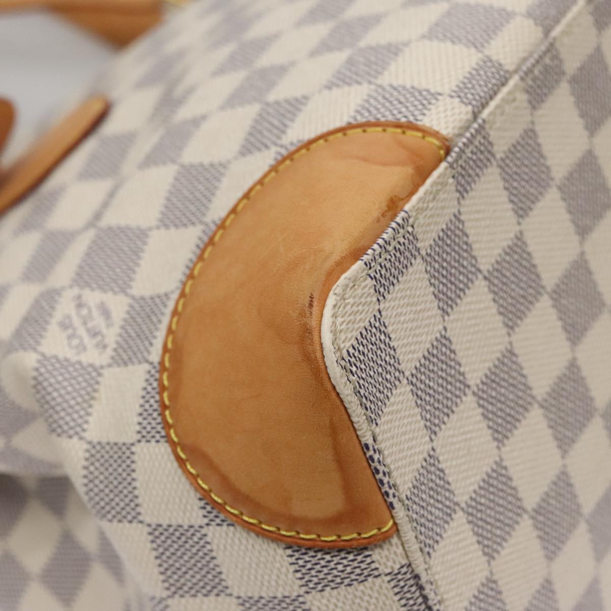 LOUIS VUITTON Damier Azur Hampstead MM Tote Bag N51206 LV 98189