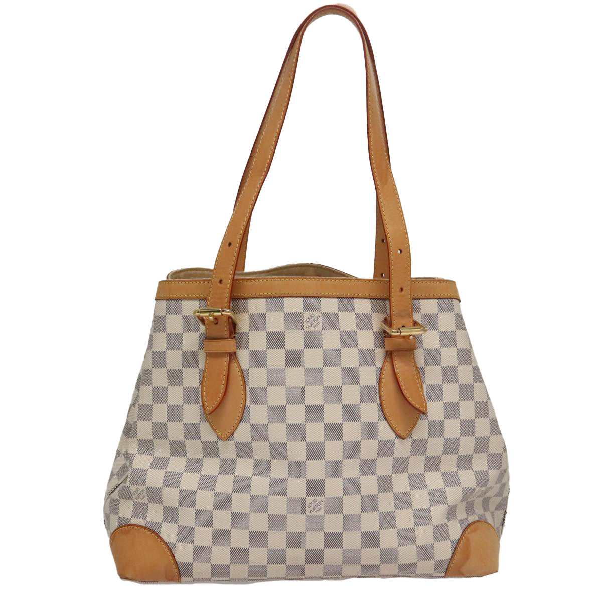 LOUIS VUITTON Damier Azur Hampstead MM Tote Bag N51206 LV 98189