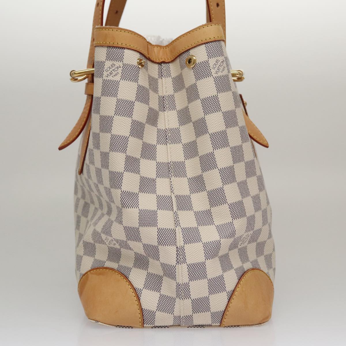 LOUIS VUITTON Damier Azur Hampstead MM Tote Bag N51206 LV 98189