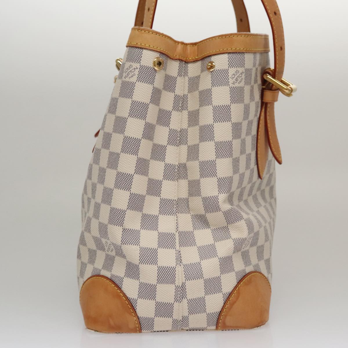 LOUIS VUITTON Damier Azur Hampstead MM Tote Bag N51206 LV 98189