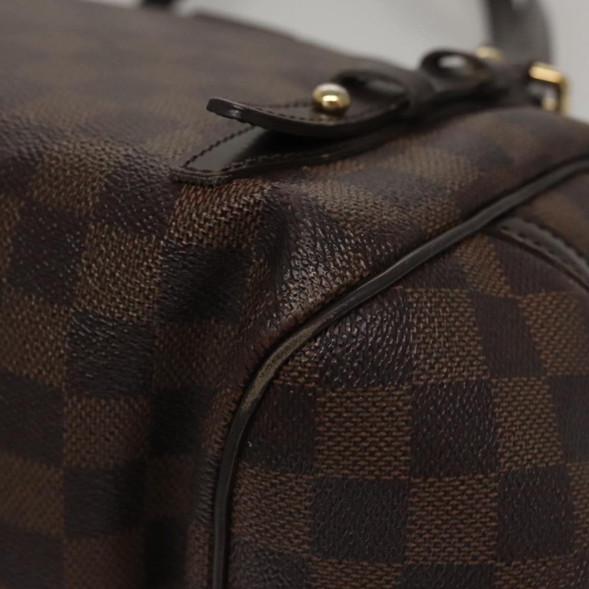LOUIS VUITTON Damier Ebene Rivington PM Hand Bag N41157 LV 98190
