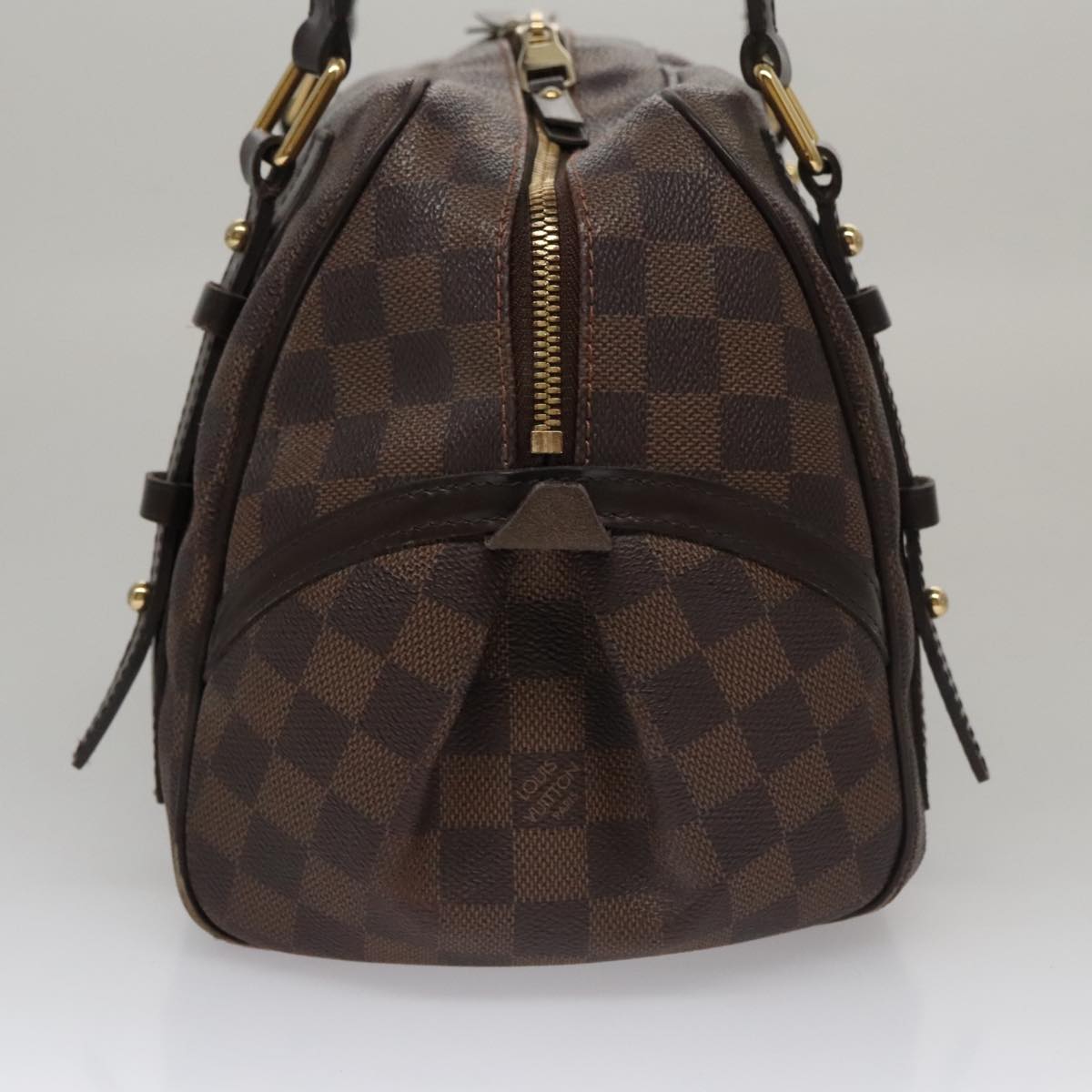 LOUIS VUITTON Damier Ebene Rivington PM Hand Bag N41157 LV 98190