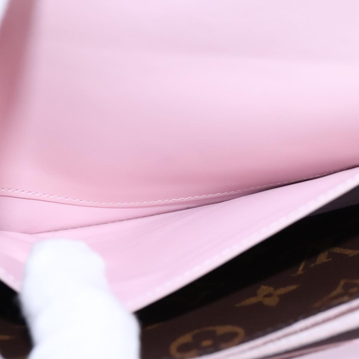 LOUIS VUITTON Monogram Portefeuille Flore Wallet M64586 LV 98192A
