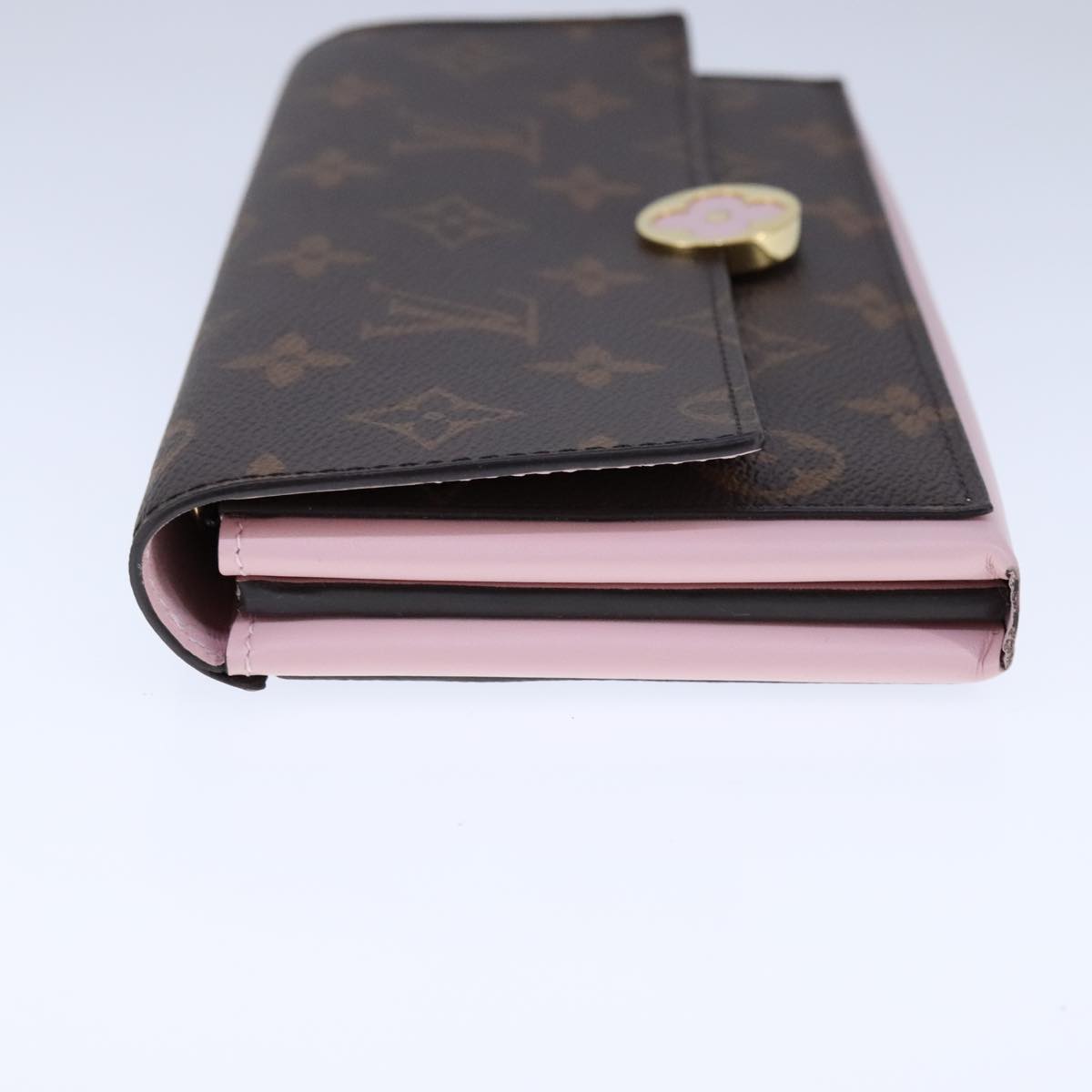 LOUIS VUITTON Monogram Portefeuille Flore Wallet M64586 LV 98192A