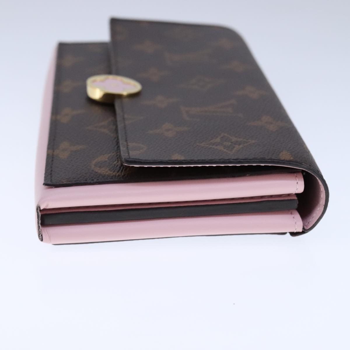LOUIS VUITTON Monogram Portefeuille Flore Wallet M64586 LV 98192A
