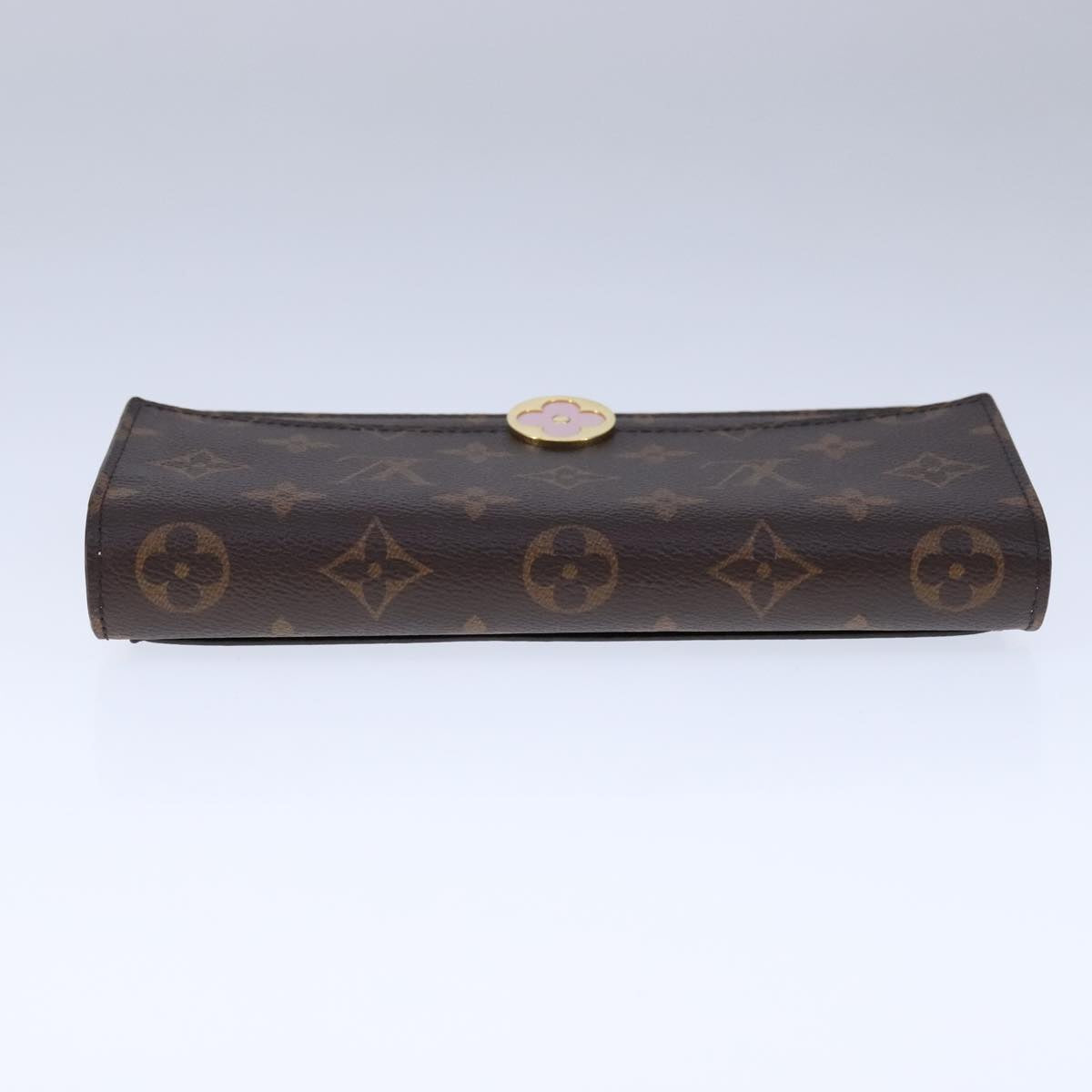 LOUIS VUITTON Monogram Portefeuille Flore Wallet M64586 LV 98192A