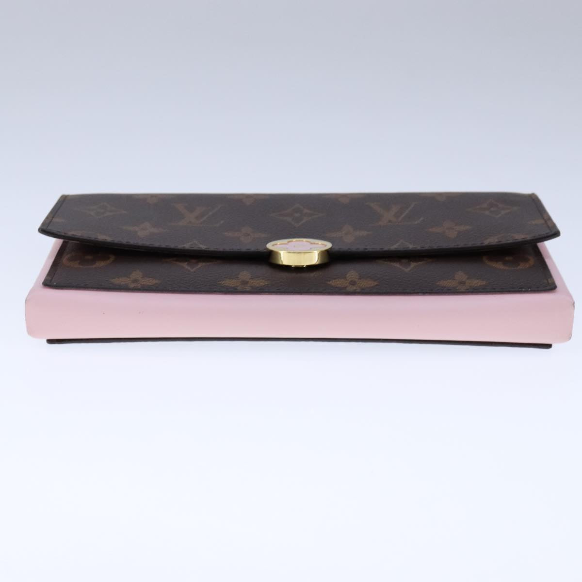 LOUIS VUITTON Monogram Portefeuille Flore Wallet M64586 LV 98192A
