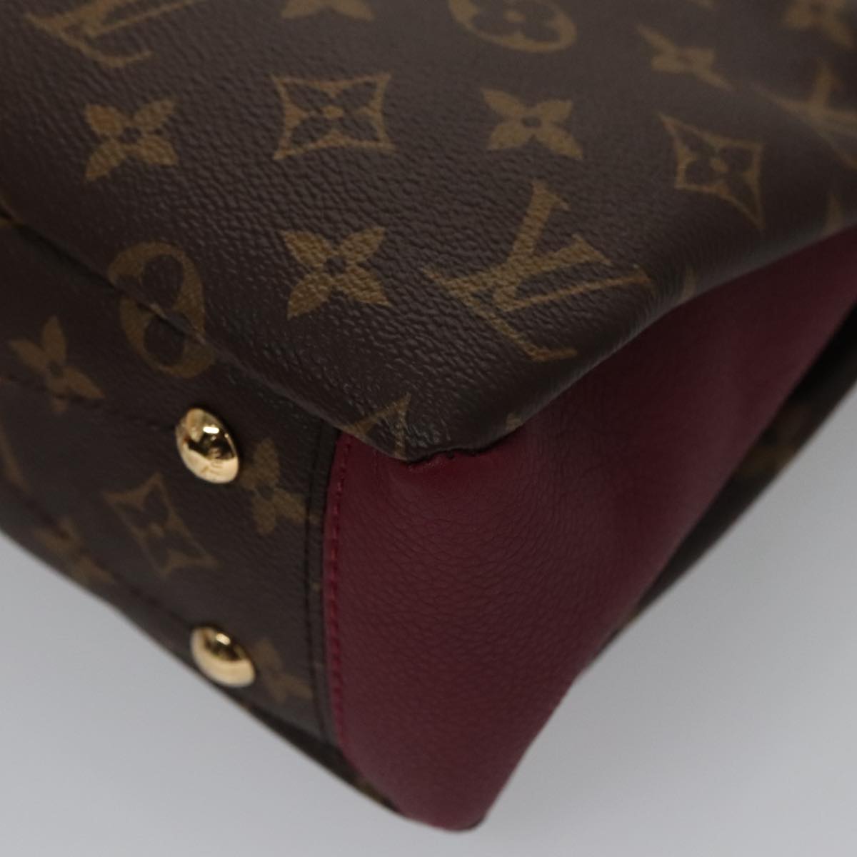 LOUIS VUITTON Monogram Palas BB Hand Bag 2way Bordeaux M42961 LV 98196SA