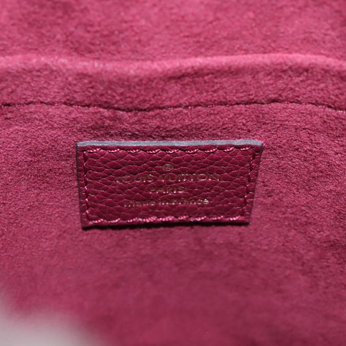 LOUIS VUITTON Monogram Palas BB Hand Bag 2way Bordeaux M42961 LV 98196SA