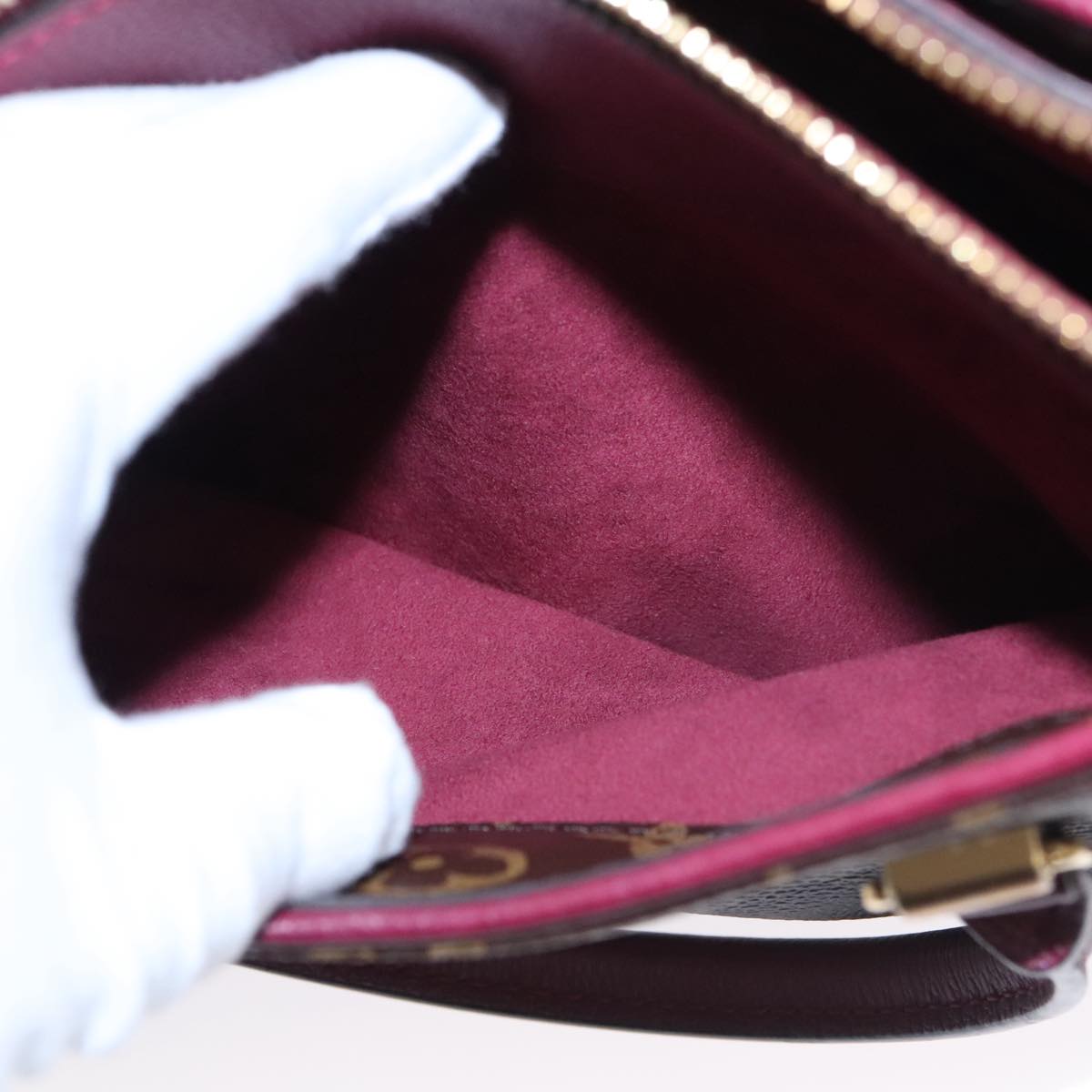 LOUIS VUITTON Monogram Palas BB Hand Bag 2way Bordeaux M42961 LV 98196SA