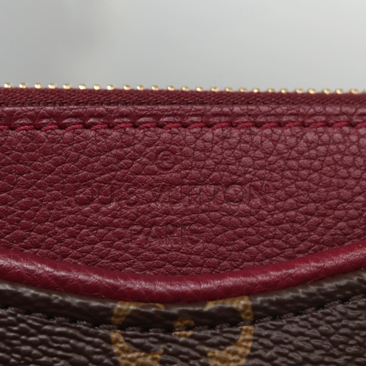 LOUIS VUITTON Monogram Palas BB Hand Bag 2way Bordeaux M42961 LV 98196SA