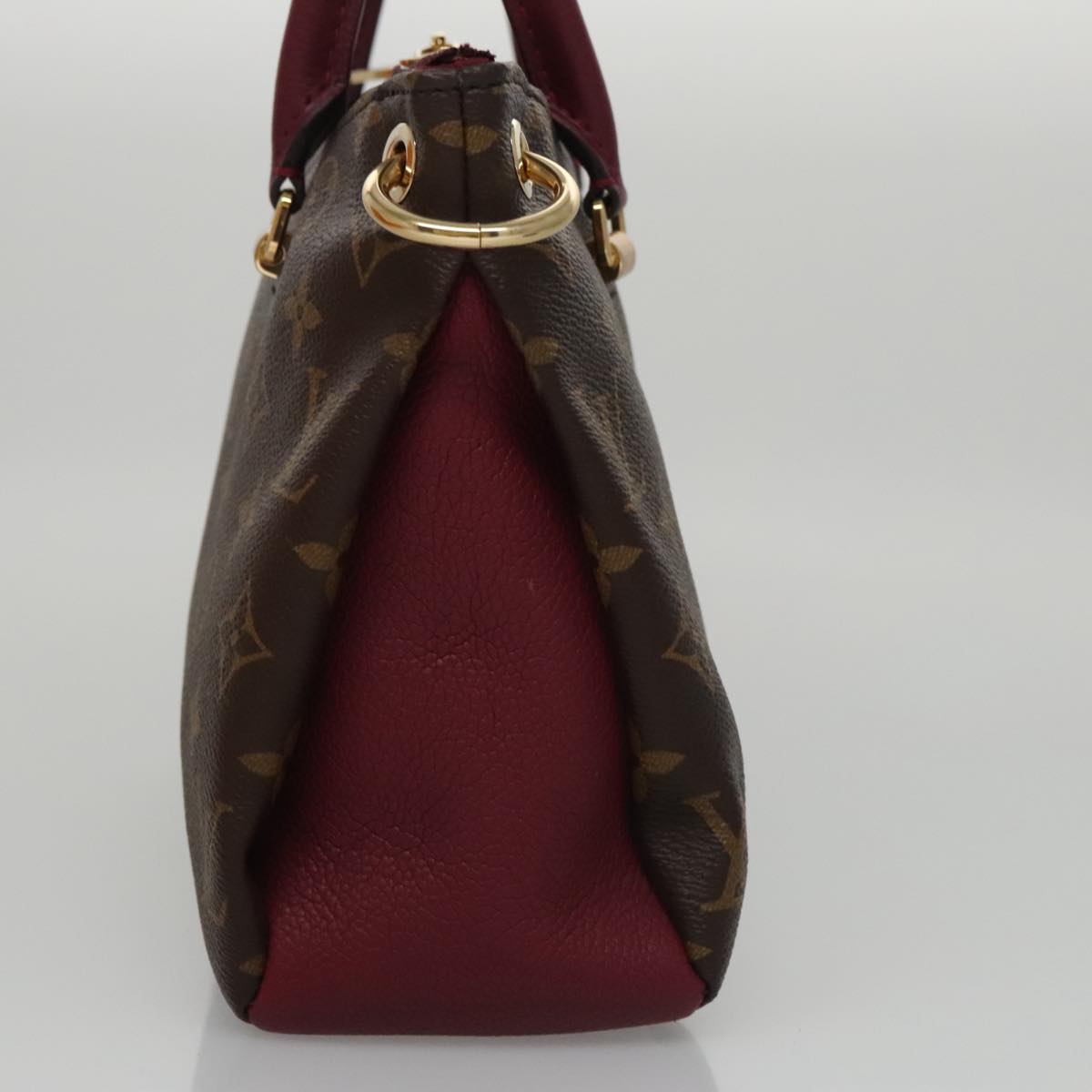 LOUIS VUITTON Monogram Palas BB Hand Bag 2way Bordeaux M42961 LV 98196SA