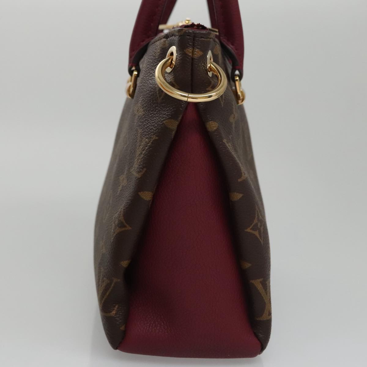 LOUIS VUITTON Monogram Palas BB Hand Bag 2way Bordeaux M42961 LV 98196SA