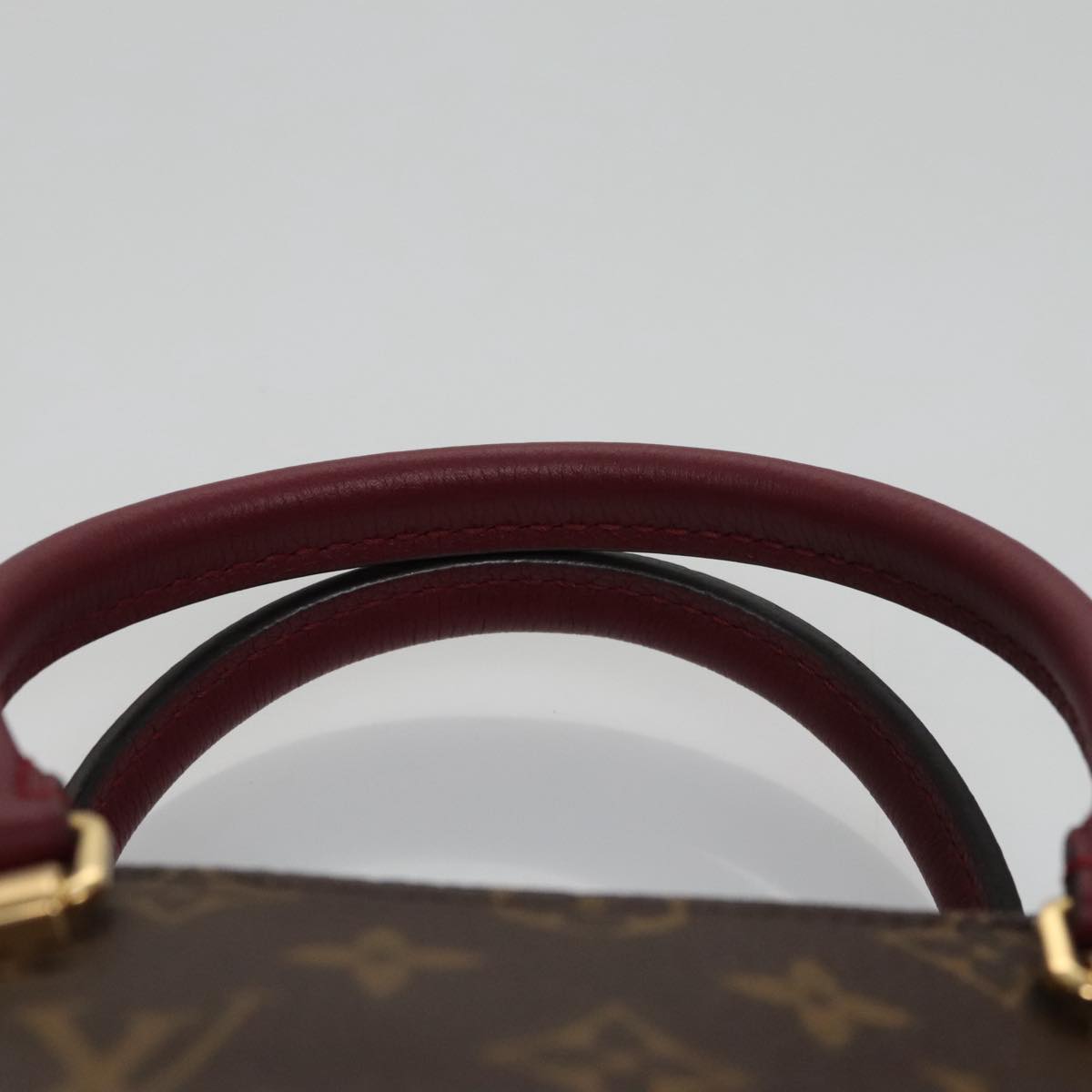 LOUIS VUITTON Monogram Palas BB Hand Bag 2way Bordeaux M42961 LV 98196SA