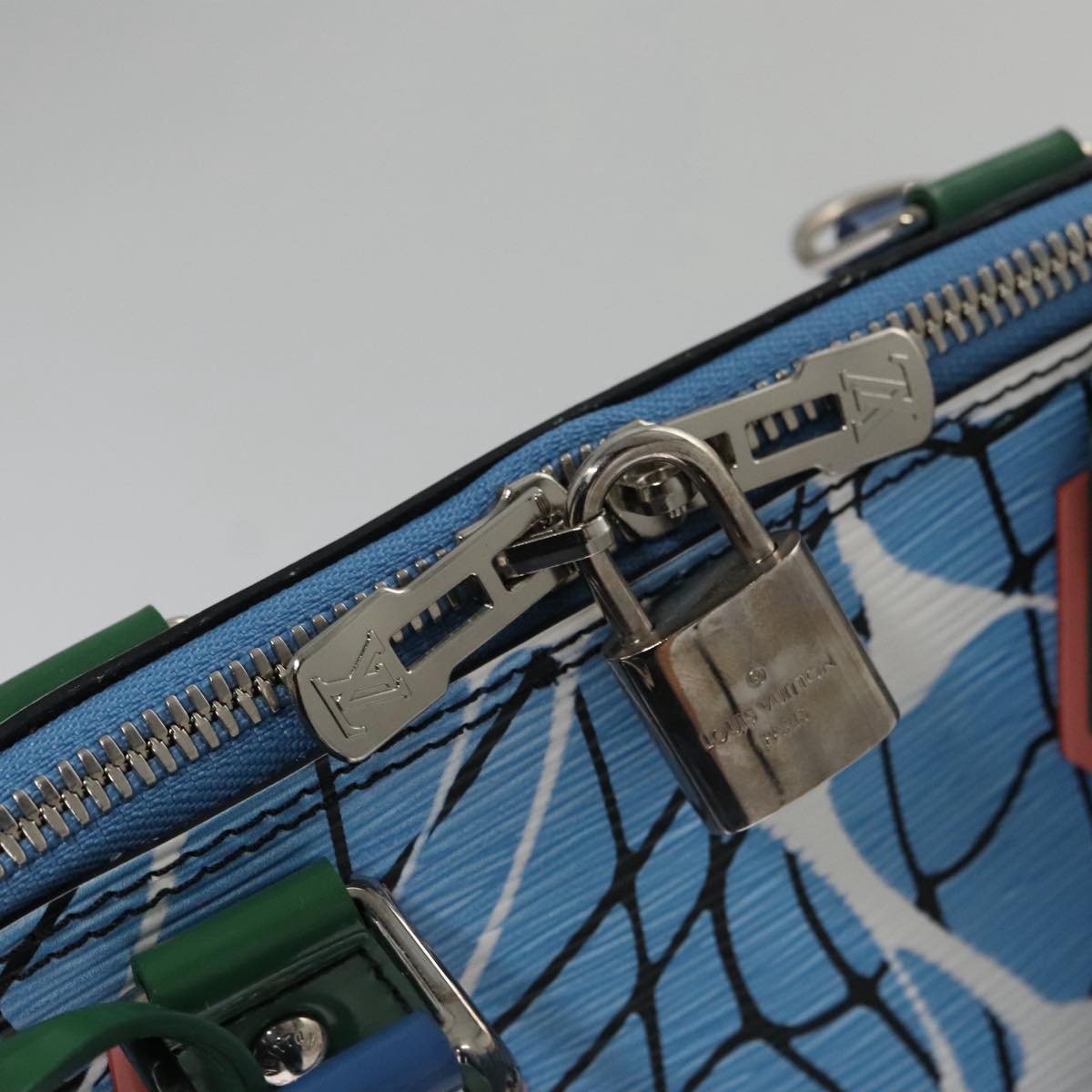 LOUIS VUITTON Epi Alma PM Hand Bag 2way Blue M41571 LV 98199SA