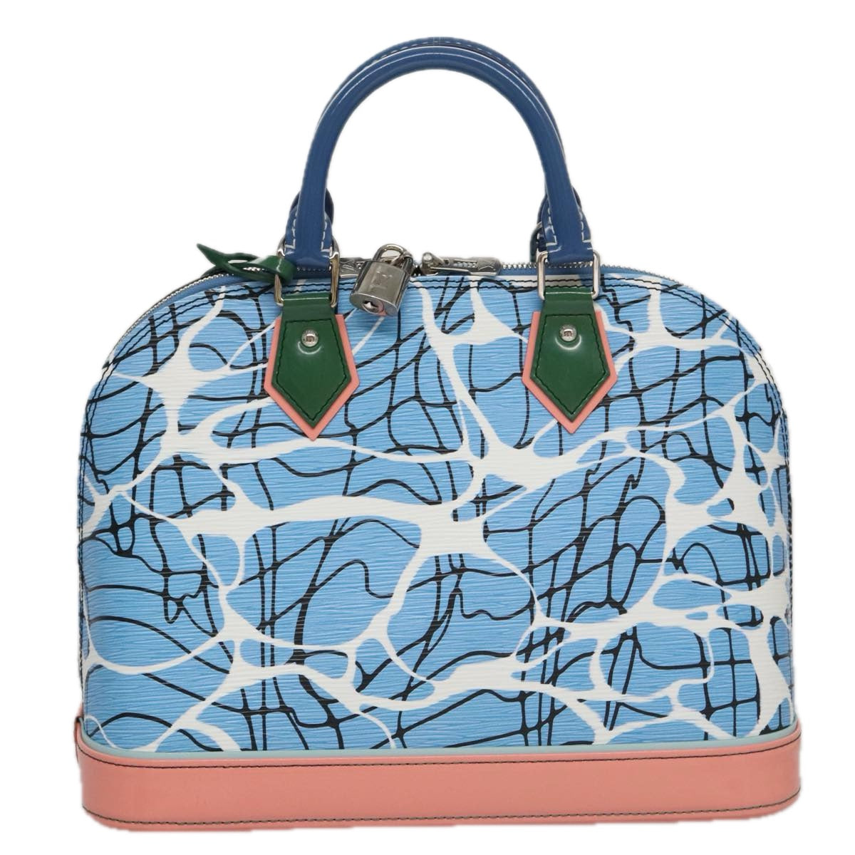 LOUIS VUITTON Epi Alma PM Hand Bag 2way Blue M41571 LV 98199SA