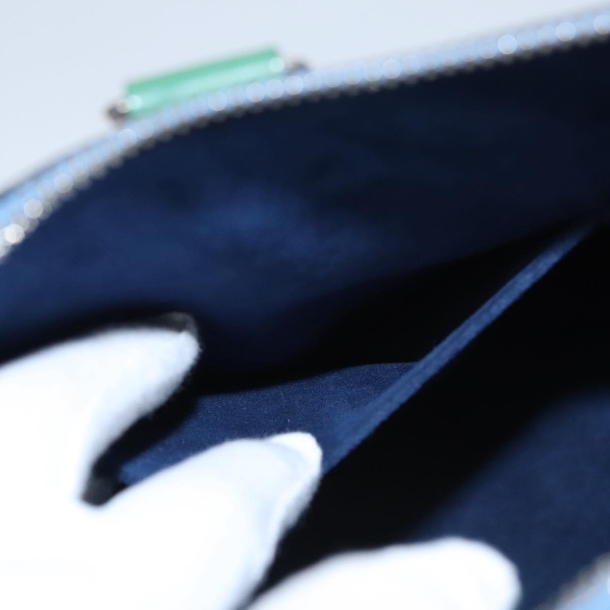 LOUIS VUITTON Epi Alma PM Hand Bag 2way Blue M41571 LV 98199SA