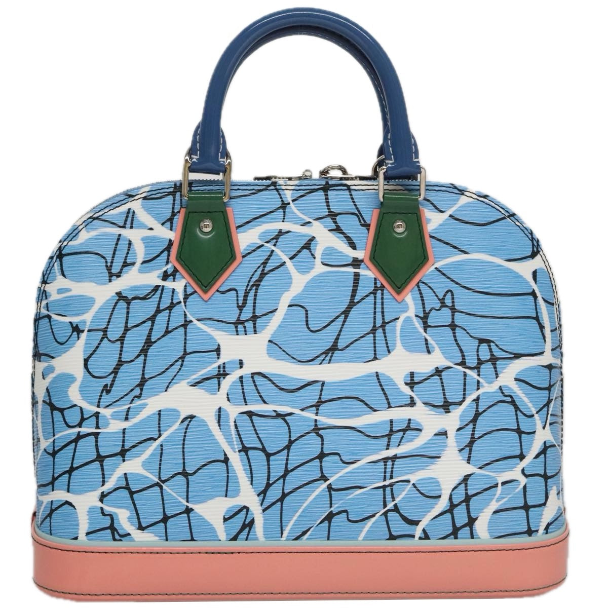 LOUIS VUITTON Epi Alma PM Hand Bag 2way Blue M41571 LV 98199SA
