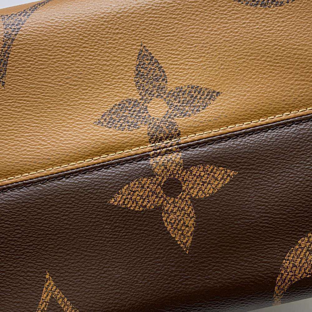 LOUIS VUITTON Onthego Red M44576 Monogram Monogram Reverse Canvas Monogram Giant Size GM